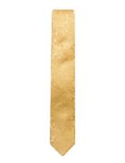 Slim Tie Solmio Kravatti Gold Amanda Christensen