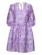 Mabel Dress Lyhyt Mekko Purple Noella