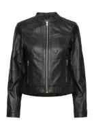 Ariel Classic Leather Jacket Nahkatakki Black Jofama