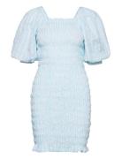 Rikka Stripe Dress Lyhyt Mekko Blue A-View