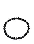 Beads Bracelet 6Mm Rannekoru Korut Black Edd.