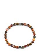 Beads Bracelet 6Mm Rannekoru Korut Orange Edd.