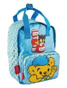 Bamse Happy Friends Small Backpack Accessories Bags Backpacks Blue Bam...
