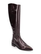 Long Boots Korkeavartiset Saapikkaat Brown Billi Bi