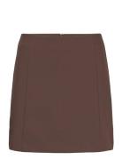 Slcorinne Short Skirt Lyhyt Hame Brown Soaked In Luxury