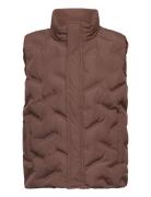 Vest Quilted Toppaliivi Brown Minymo
