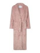 Long Fleece Robe Aamutakki Pink Rosemunde