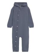 Wholesuit Wool Knit Jumpsuit Haalari Blue Fixoni