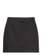 Short Tailored Skirt Lyhyt Hame Black Gina Tricot