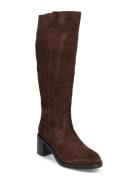 Long Boots Korkeavartiset Saapikkaat Brown Billi Bi