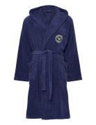 Men's Woven Bathrobe Aamutakki Kylpytakki Blue Emporio Armani