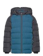 Ski Jacket - Quilt -Contrast Toppatakki Blue Color Kids