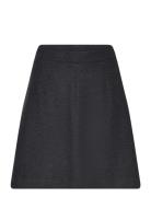 Slfmercy-Ula Hw Mini Wool Skirt Lyhyt Hame Grey Selected Femme