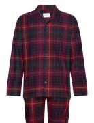Flannel Pj Set Pants And Shirt Gb Pyjama Multi/patterned GANT