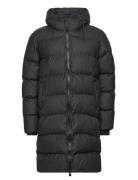 Alta Longer Puffer Jacket W3T4 Topattu Pitkä Takki Black Rains