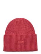 Mschkara Logo Beanie Accessories Headwear Beanies Red MSCH Copenhagen