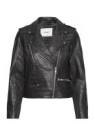 Nuzandras Leather Jacket-Noos Nahkatakki Black Nümph