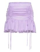 Drawstring Skirt Lyhyt Hame Purple Cannari Concept