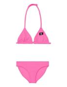 Triangle Bikini Set Bikinit Pink Calvin Klein