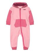 Levi's® Colorblocked Hooded Coverall Jumpsuit Haalari Pink Levi's