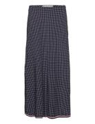 Polkadot Long Skirt Pitkä Hame Black Tommy Hilfiger