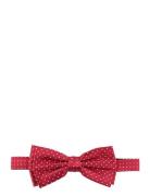 Dots Silk Bow Tie Rusetti Red Portia 1924