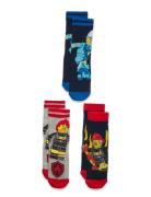 Lwaris 111 - 3-Pack Socks Sukat Multi/patterned LEGO Kidswear