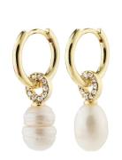 Baker Freshwater Pearl Earrings Gold-Plated Korvakoru Korut Multi/patt...