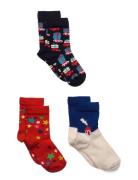 3-Pack Kids Holiday Socks Gift Set Sukat Multi/patterned Happy Socks