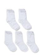 Cotton Socks - 5-Pack Sukat White Melton