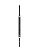 Nyx Professional Makeup Micro Brow 08 Black Brow Pen 0,1G Kulmakynä Me...