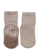 Cotton Socks - Anti-Slip Jarrusukat Brown Mp Denmark