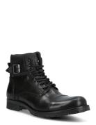 Jfwalbany Leather Anthracite Sn Nyörisaappaat Black Jack & J S