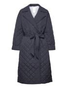 Relaxed Sorona Quilted Trench Tikkitakki Blue Tommy Hilfiger