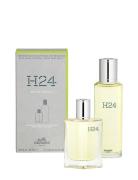 H24 Edt Refill Spray + Bottle Refill Hajuvesi Eau De Parfum Nude HERMÈ...