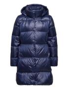 Water-Resistant Down Long Coat Toppatakki Blue Ralph Lauren Kids