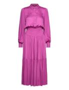 Bauma Leanne Dress Polvipituinen Mekko Purple Bruuns Bazaar