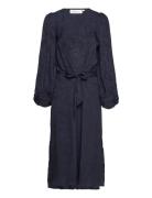 Hennakb Dress Polvipituinen Mekko Navy Karen By Simonsen