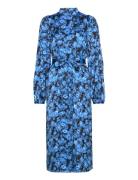 Kalypso Dress Polvipituinen Mekko Blue EDITED