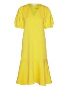 Varenaiw Dress Polvipituinen Mekko Yellow InWear
