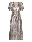 Sequin Dress Polvipituinen Mekko Silver ROTATE Birger Christensen