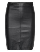 Vmolympia Hw Short Pl Skirt Polvipituinen Hame Black Vero Moda