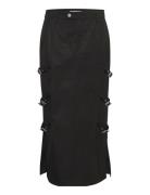 Feliciagz Hw Midi Skirt Polvipituinen Hame Black Gestuz