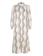 Clanetta Leticia Dress Polvipituinen Mekko White AllSaints