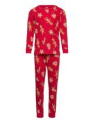 Pajama Mini Me Christmas Pyjamasetti Pyjama Red Lindex