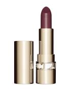 Joli Rouge Satin Lipstick 744 Soft Plum Huulipuna Meikki Purple Clarin...