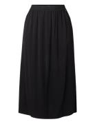 Savannah Viscose Skirt Polvipituinen Hame Black Lexington Clothing