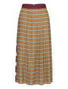 Striped Pleated Skirt Pitkä Hame Multi/patterned GANT