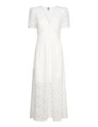Yasyara 2/4 Ankle Dress - Celeb Polvipituinen Mekko White YAS