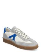 Liga - Off White / Blue Leather Mix Matalavartiset Sneakerit Tennarit ...